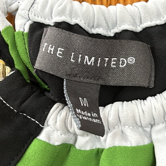 The Limited halter style blouse. Gold cord, navy blue and green. Size Medium. - Picture 2 of 10